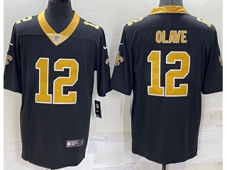 New Orleans Saints #12 Chris Olave Limited Jersey Black