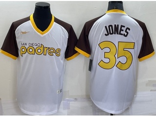 Nike San Diego Padres #35 Randy Jones Throwback Jersey White