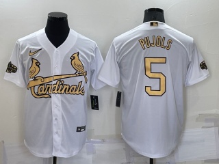 Nike St. Louis Cardinals #5 Albert Pujols 2022 All Star Jerseys White