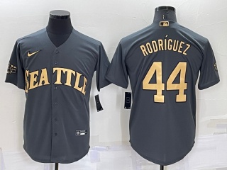Nike Seattle Mariners #44 Julio Rodriguez 2022 All Star Jerseys Grey