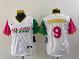 Youth Nike San Diego Padres #9 Jake Cronenworth Jersey White City