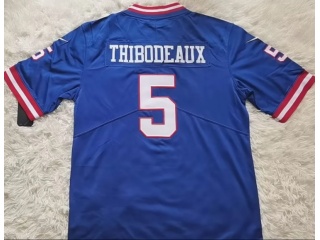 New York Giants #5 Kayvon Thibodeaux New Style Vapor Limited Jersey Blue 
