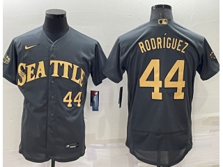 Nike Seattle Mariners #44 Julio Rodriguez 2022 All Star Flexbase Jerseys Grey