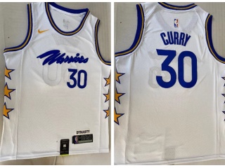 Nike Golden State Warriors #30 Stephen Curry 2022-23 Season Jersey White