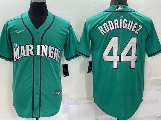 Nike Seattle Mariners #44 Julio Rodriguez Cool Base Jersey Green