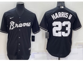 Nike Atlanta Braves #23 Michael Harris II Turn Back Jersey Black