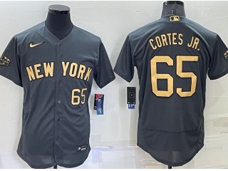 Nike New York Yankees #65 Nestor Cortes Jr. 2022 All Star Flexbase Jersey Grey