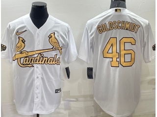 St. Louis Cardinals #46 Paul Goldschmidt 2022 All Star Jerseys White