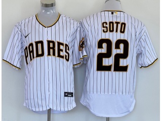 Nike San Diego Padres #22 Juan Soto Flexbase Jersey White 