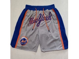 New York Mets Just Don Shorts Grey