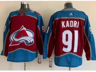 Adidas Colorado Avalanche #91 Nazem Kadri Jersey Red