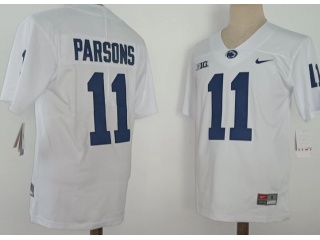 Penn State Nittany Lions #11 Micah Parsons Limited Jerseys White