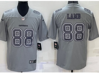 Dallas Cowboys #88 CeeDee Lamb Atmosphere Jersey Grey