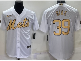 Nike New York Mets #39 Edwin Diaz 2022 All Star Jerseys White