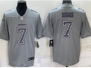 Dallas Cowboys #7 Trevon Diggs Atmosphere Jersey Grey