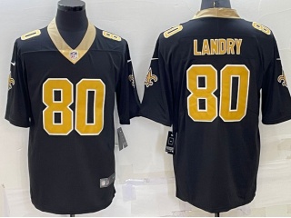 New Orleans Saints #80 Jarvis Landry Limited Jersey Black
