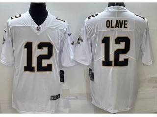 New Orleans Saints #12 Chris Olave Limited Jersey White