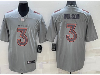 Denver Broncos #3 Russell Wilson Atmosphere Jersey Grey