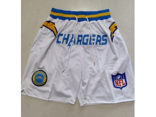 Los Angeles Chargers Just Don Shorts White