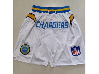 Los Angeles Chargers Just Don Shorts White 