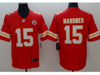 Kansas City Chiefs #15 Patrick Mahomes II Men's Vapor Untouchable Limited Jersey Red