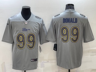 Los Angeles Rams #99 Aaron Donald Atmosphere Jersey Grey