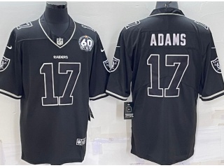 Las Vegas Raiders #17 Davante Adams Lights Out 2.0 Jersey Black 