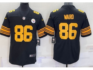 Pittsburgh Steelers #86 Hines Ward Color Rush Limited Jersey Black