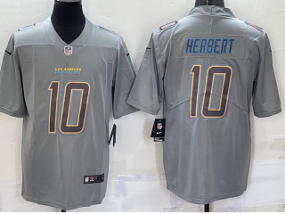 Los Angeles Chargers #10 Justin Herbert Atmosphere Jersey Grey