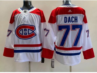 Adidas Montreal Canadiens #77 Kirby Dach Hockey Jersey White