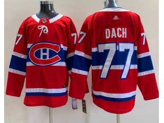 Adidas Montreal Canadiens #77 Kirby Dach Hockey Jersey Red