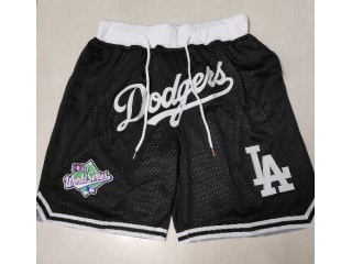 Los Angeles Dodgers Just Don Shorts Black 