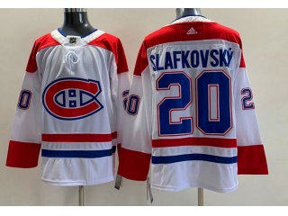 Adidas Montreal Canadiens #20 Juraj Slafkovsky Hockey Jersey White