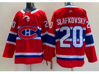 Adidas Montreal Canadiens #20 Juraj Slafkovsky Hockey Jersey Red