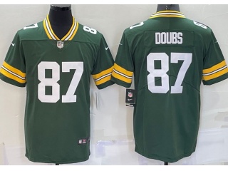 Green Bay Packers #87 Romeo Doubs Vapor Limited Jersey Green