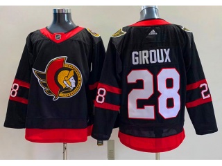 Adidas Ottawa Senators #28 Claude Giroux Jersey Black