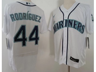 Nike Seattle Mariners #44 Julio Rodriguez Flexbase Jersey White