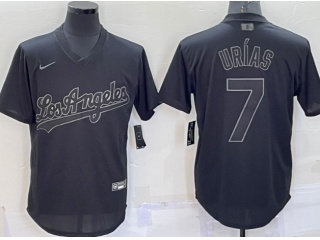 Nike Atlanta Braves #7 Dansby Swanson Turn Back Jersey Black