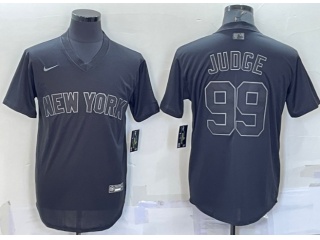 Nike New York Yankees #99 Aaron Judge Turn Back Jersey Black