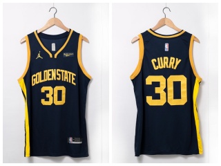 Nike Golden State Warriors #30 Stephen Curry 22-23 Season Jersey Navy Blue