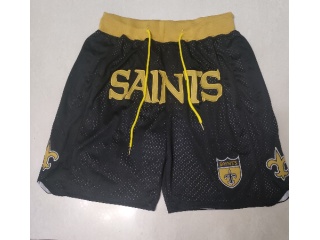 New Orleans Saints Just Don Shorts Black