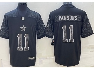Dallas Cowboys #11 Micah Parsons RFLCTV Limited Jersey Black