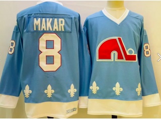 Colorado Avalanche #8 Cale Makar Throwback Jersey Blue