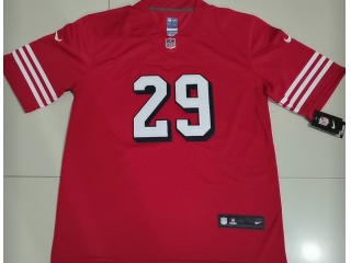 San Francisco 49ers #29 Hufanga Color Rush Limited Jersey Red 