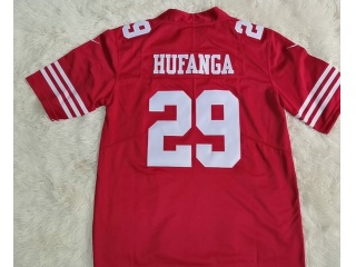 San Francisco 49ers #29 Hufanga New Style Limited Jersey Red