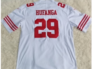 San Francisco 49ers #29 Hufanga New Style Limited Jersey White