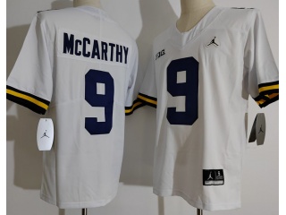 Michigan Wolverines #9 J.J. McCarthy Jersey White 