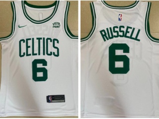 Nike Boston Celtics #6 Bill Russell Jersey White