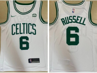 Nike Boston Celtics #6 Bill Russell Jersey White 