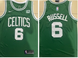 Nike Boston Celtics #6 Bill Russell Jersey Green